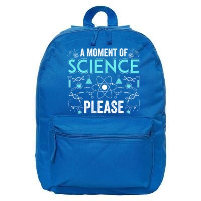 Funny Scientist Science Chemistry Physics Lover Geek Nerd Cool Gift 16 in Basic Backpack