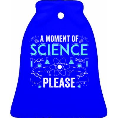 Funny Scientist Science Chemistry Physics Lover Geek Nerd Cool Gift Ceramic Bell Ornament