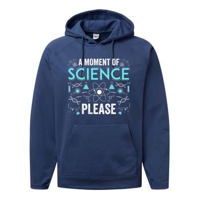 Funny Scientist Science Chemistry Physics Lover Geek Nerd Cool Gift Performance Fleece Hoodie