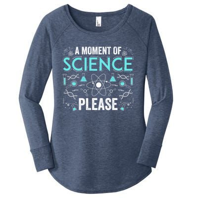 Funny Scientist Science Chemistry Physics Lover Geek Nerd Cool Gift Women's Perfect Tri Tunic Long Sleeve Shirt