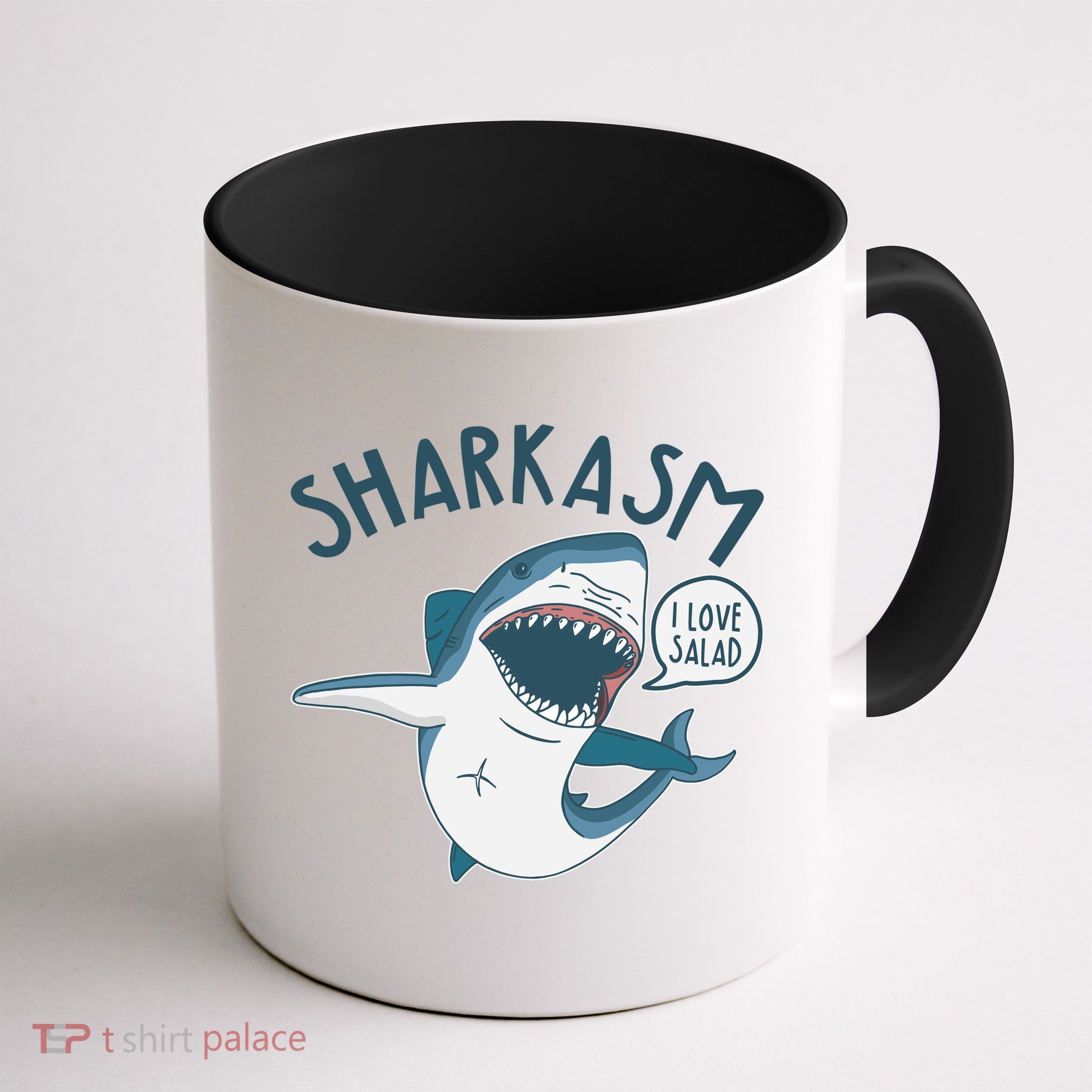 Funny Sharkasm Shark Sarcasm Mug