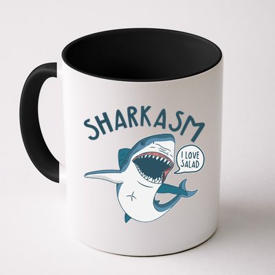 Funny Sharkasm Shark Sarcasm Mug