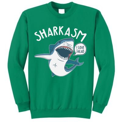 Funny Sharkasm Shark Sarcasm Sweatshirt