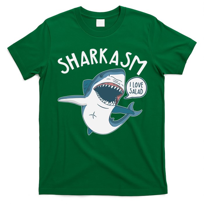 Funny Sharkasm Shark Sarcasm T-Shirt