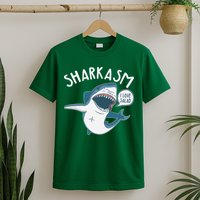 Funny Sharkasm Shark Sarcasm T-Shirt