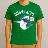 Funny Sharkasm Shark Sarcasm T-Shirt