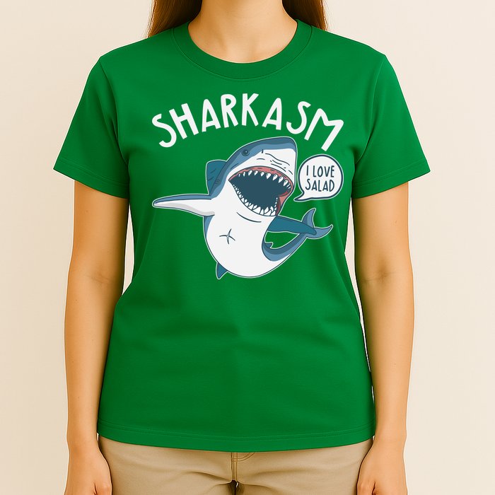 Funny Sharkasm Shark Sarcasm T-Shirt