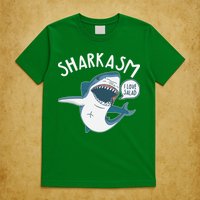 Funny Sharkasm Shark Sarcasm T-Shirt