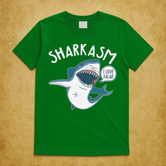 Funny Sharkasm Shark Sarcasm T-Shirt