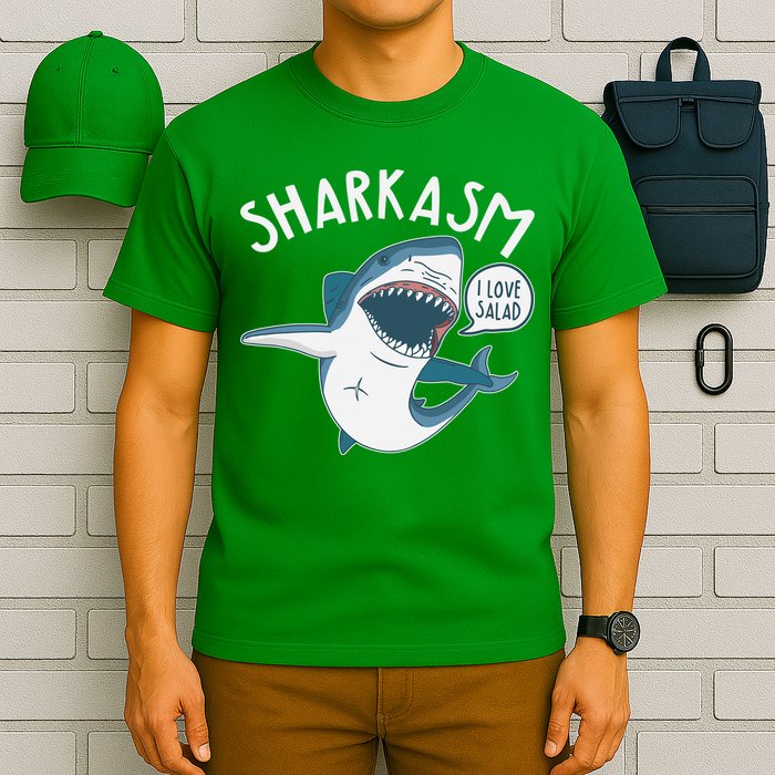 Funny Sharkasm Shark Sarcasm T-Shirt