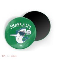 Funny Sharkasm Shark Sarcasm Magnet
