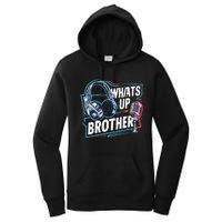 Funny Sketch Streamer Whats Up Brother Radio Women's Pullover Hoodie