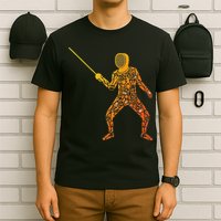 Fencing Sports Symbols Swords Epee Fencer T-Shirt
