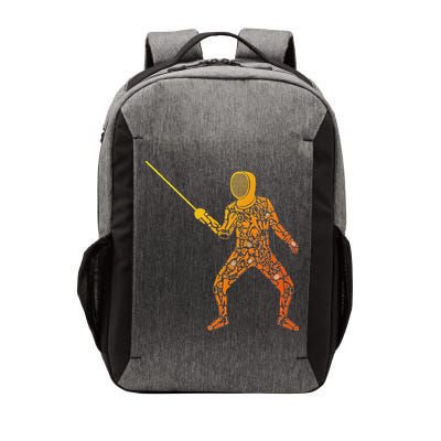 Fencing Sports Symbols Swords Epee Fencer Vector Backpack
