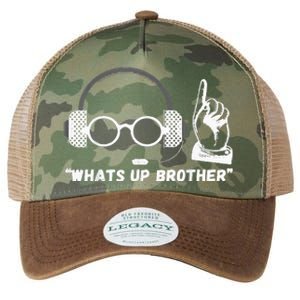 Funny Sketch Streamer Whats Up Brother Legacy Tie Dye Trucker Hat