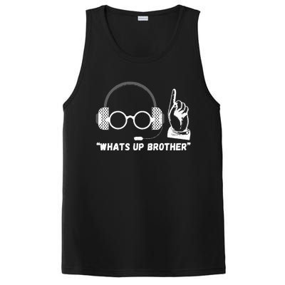 Funny Sketch Streamer Whats Up Brother PosiCharge Competitor Tank