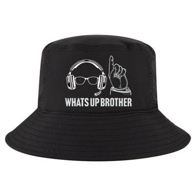 Funny Sketch Streamer Whats Up Brother Cool Comfort Performance Bucket Hat