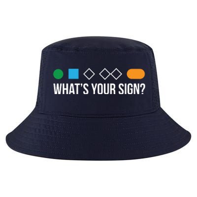 Funny Ski Skier Or Snowboard What's Your Sign Gift Cool Comfort Performance Bucket Hat