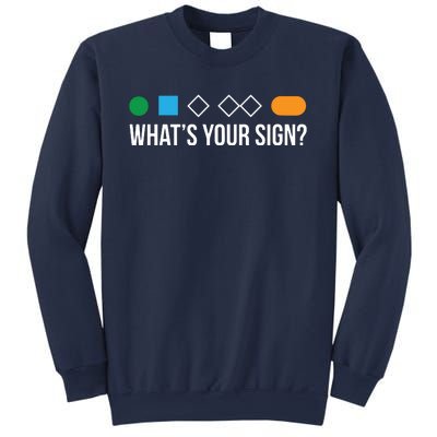 Funny Ski Skier Or Snowboard What's Your Sign Gift Sweatshirt