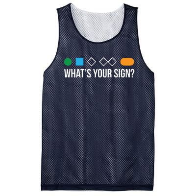 Funny Ski Skier Or Snowboard What's Your Sign Gift Mesh Reversible Basketball Jersey Tank