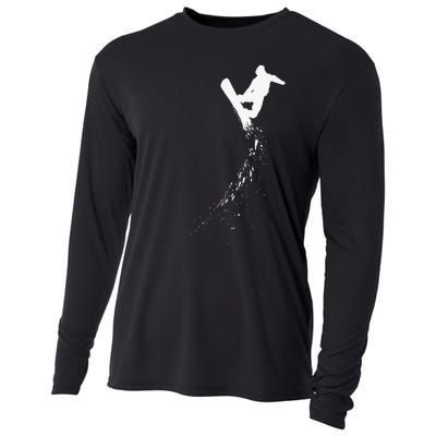 Freestyle Snowboarding Snowboarder Snowboard Wintersports Cooling Performance Long Sleeve Crew