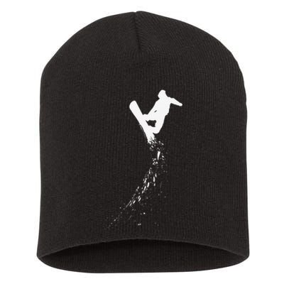 Freestyle Snowboarding Snowboarder Snowboard Wintersports Short Acrylic Beanie