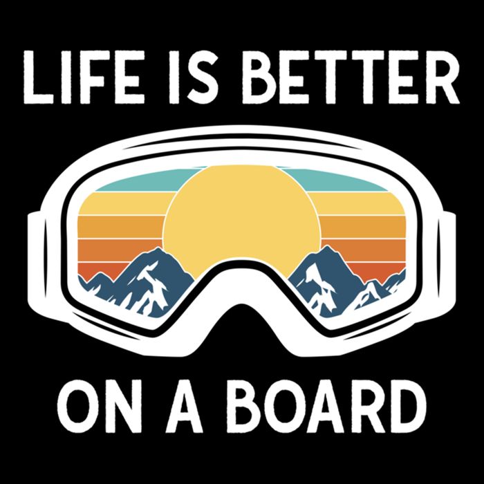 Funny Snowboarding Snowboarder Life Is Better On A Board Gift Flexfit Unipanel Trucker Cap