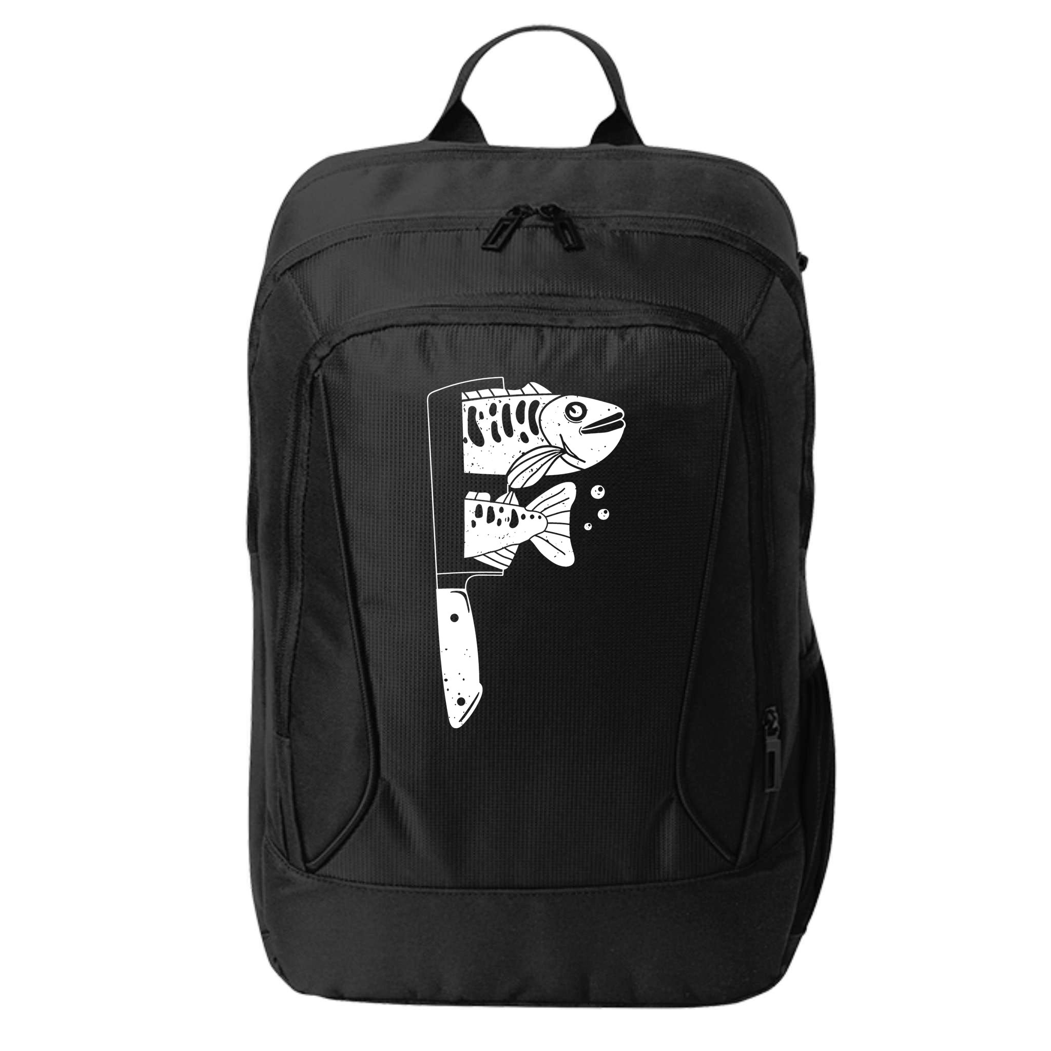 Fresh Sashimi Sushi Knife Anime Inspiration City Backpack