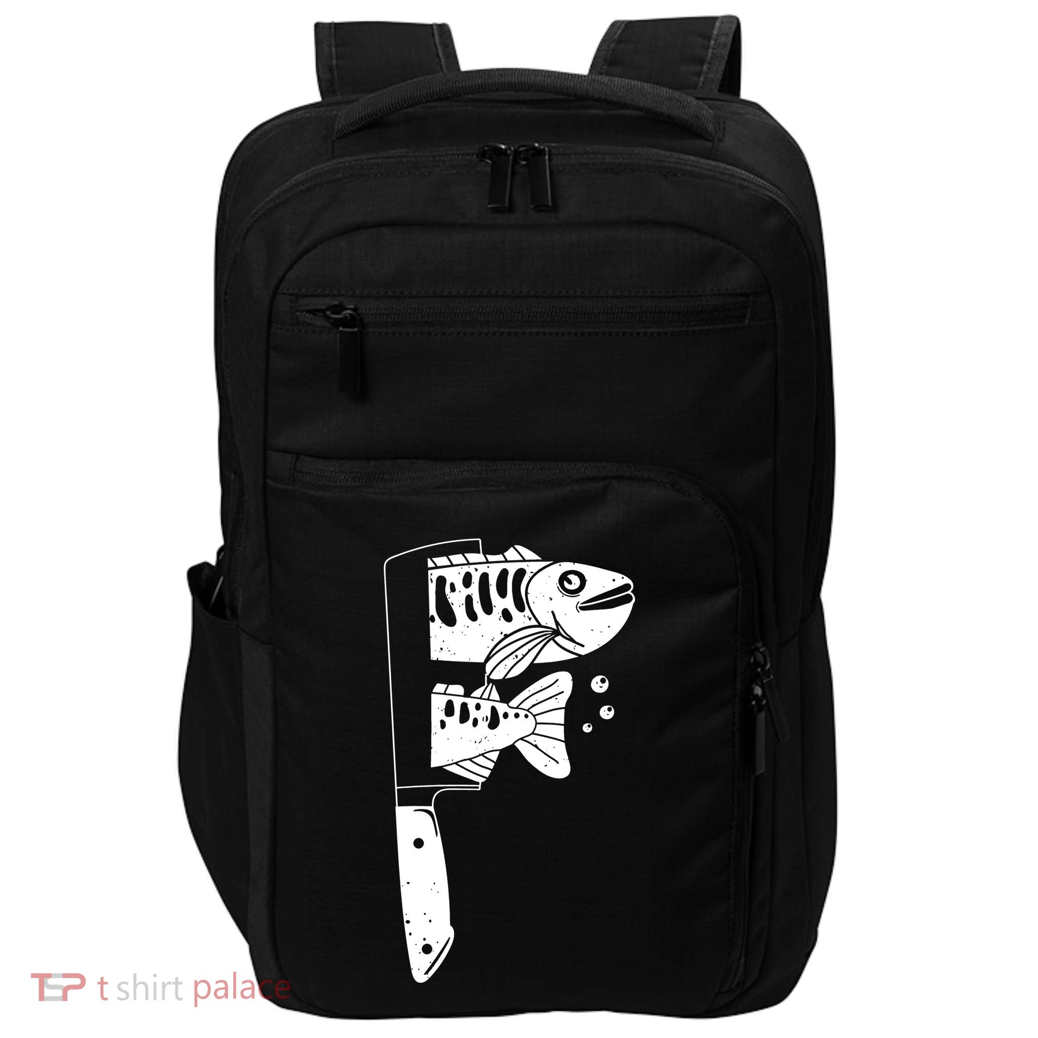 Fresh Sashimi Sushi Knife Anime Inspiration Impact Tech Backpack