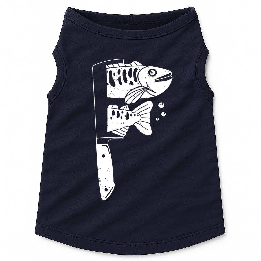 Fresh Sashimi Sushi Knife Anime Inspiration Doggie Tank