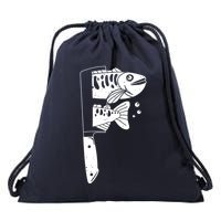 Fresh Sashimi Sushi Knife Anime Inspiration Drawstring Bag
