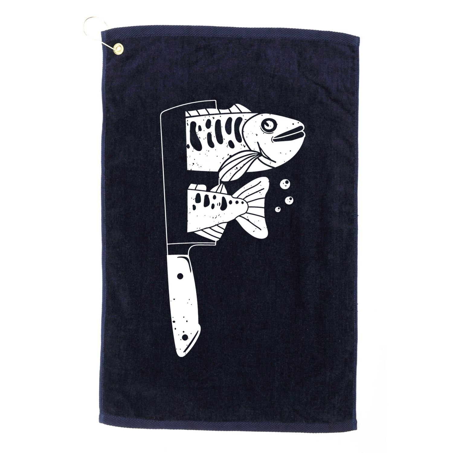 Fresh Sashimi Sushi Knife Anime Inspiration Golf Towel