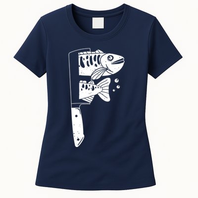 Fresh Sashimi Sushi Knife Anime Inspiration Womens T-Shirt