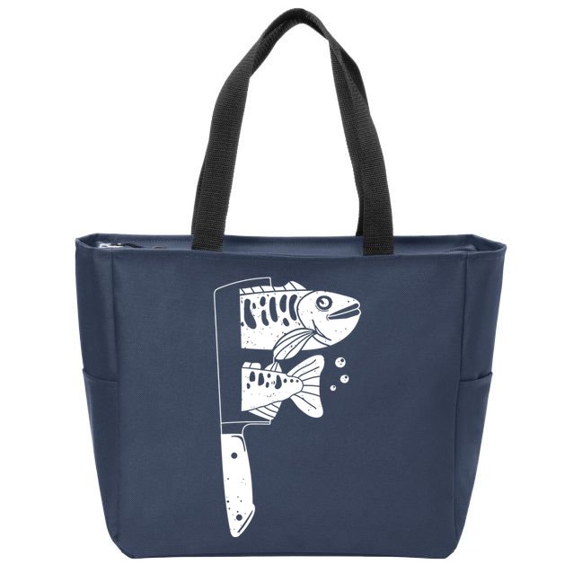 Fresh Sashimi Sushi Knife Anime Inspiration Zip Tote Bag