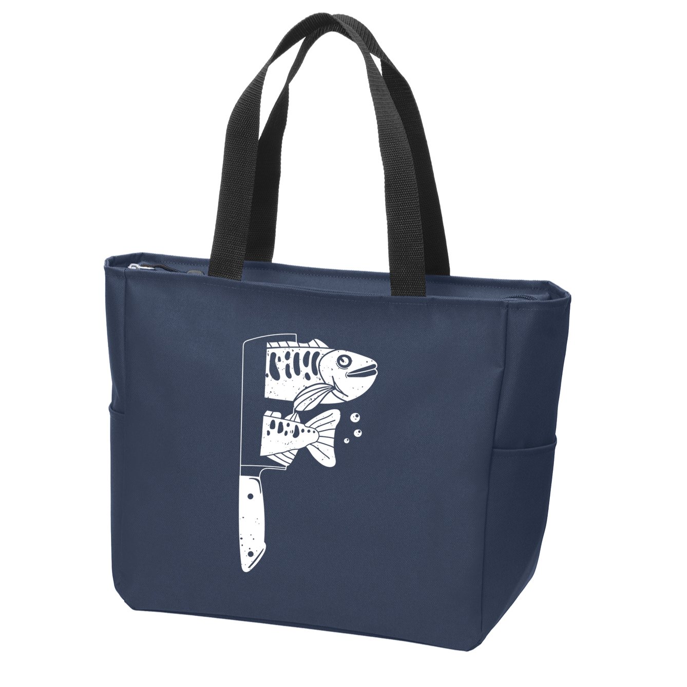 Fresh Sashimi Sushi Knife Anime Inspiration Zip Tote Bag