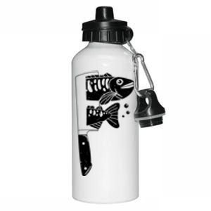 Fresh Sashimi Sushi Knife Anime Inspiration Aluminum Water Bottle