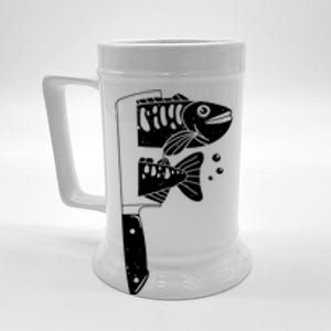 Fresh Sashimi Sushi Knife Anime Inspiration Beer Stein