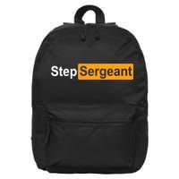Funny Step Sergeant 16 in Basic Backpack