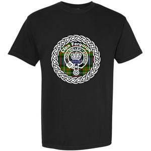 Ferguson Surname Scottish Clan Tartan Crest Badge Garment-Dyed Heavyweight T-Shirt