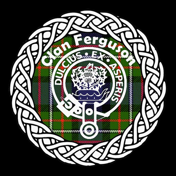 Ferguson Surname Scottish Clan Tartan Crest Badge Cooling Performance Crew T-Shirt