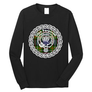 Ferguson Surname Scottish Clan Tartan Crest Badge Long Sleeve Shirt