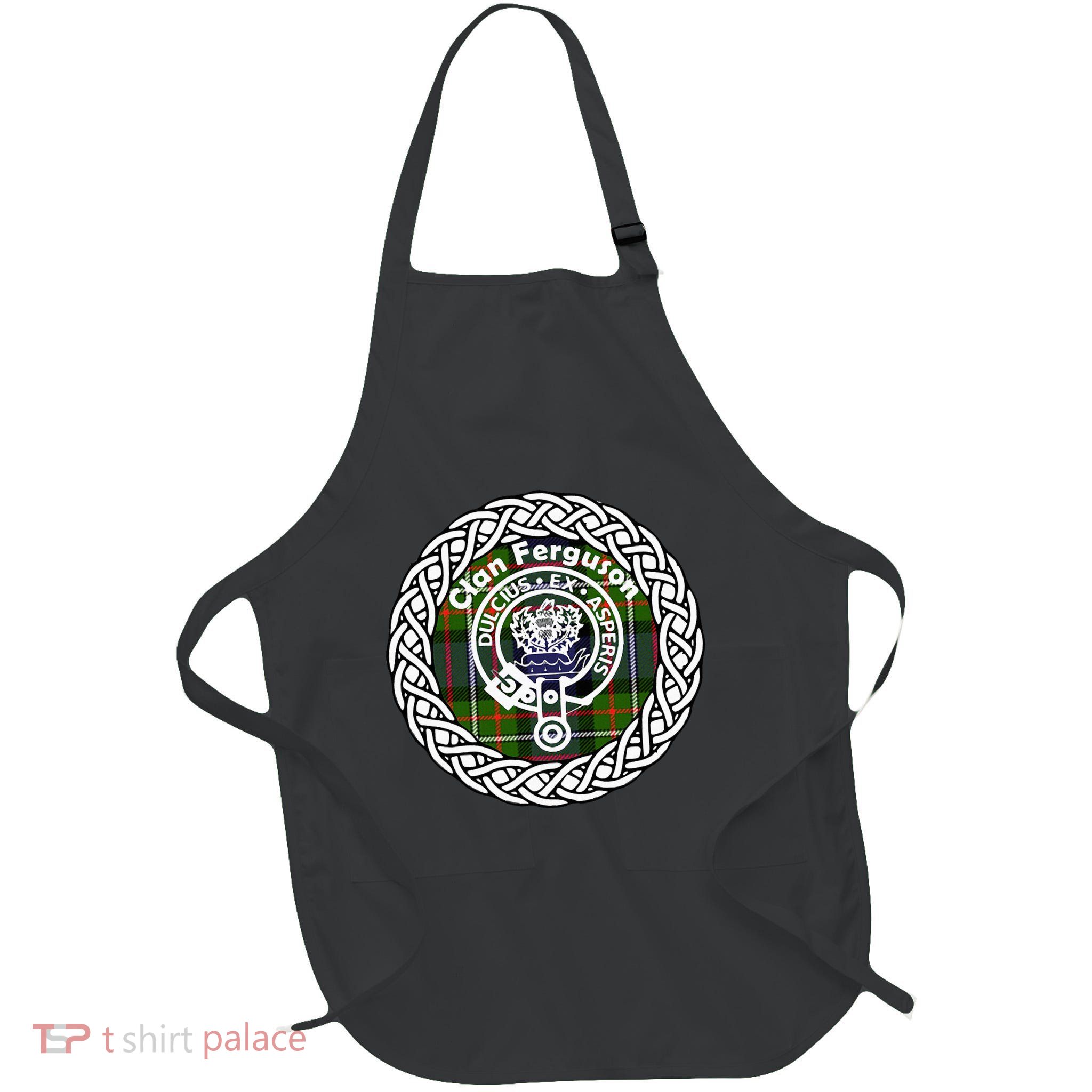 Ferguson Surname Scottish Clan Tartan Crest Badge Apron