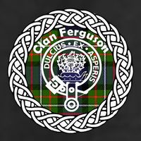 Ferguson Surname Scottish Clan Tartan Crest Badge 15oz Campfire Ceramic Mug