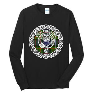 Ferguson Surname Scottish Clan Tartan Crest Badge Tall Long Sleeve T-Shirt