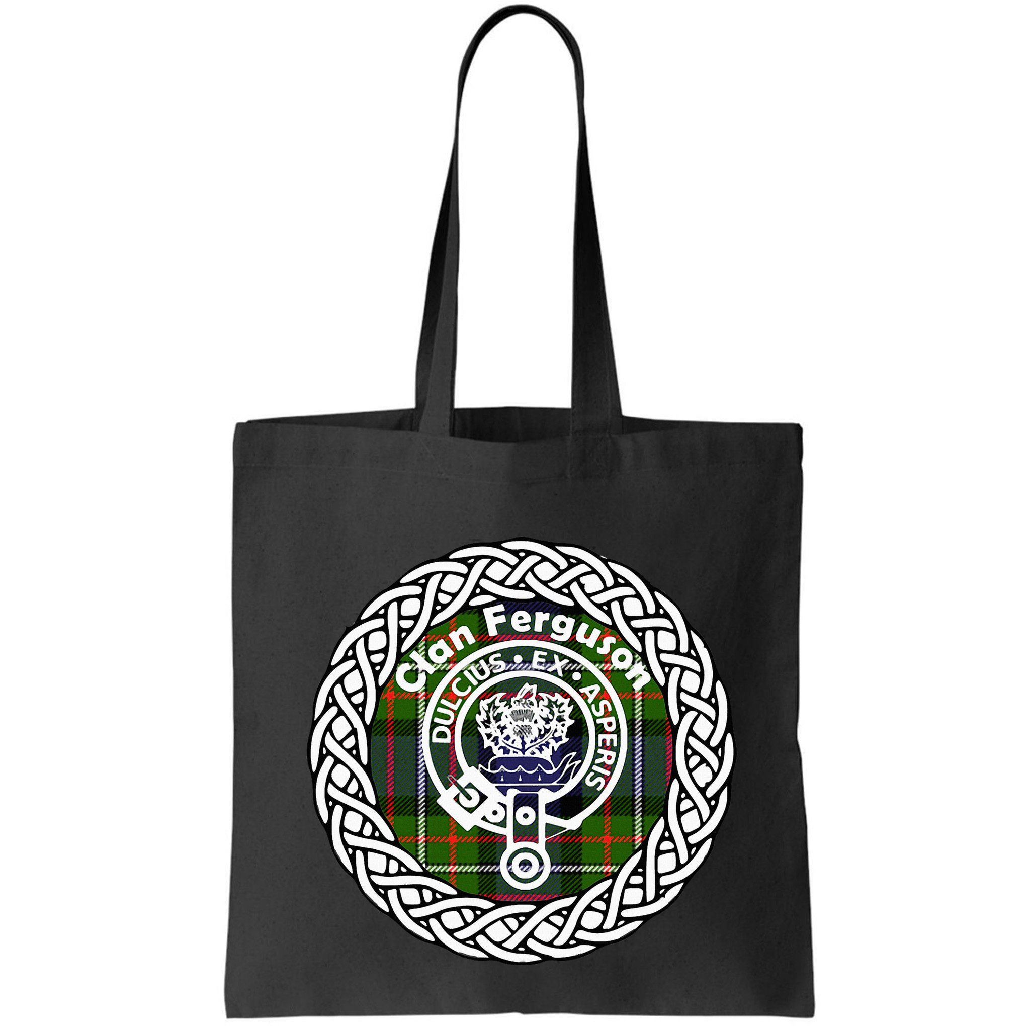 Ferguson Surname Scottish Clan Tartan Crest Badge Bag