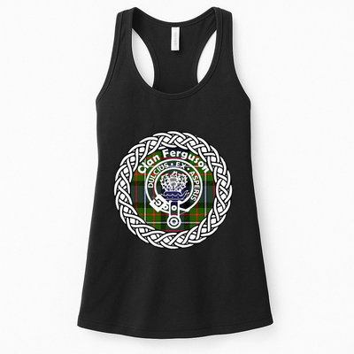 Ferguson Surname Scottish Clan Tartan Crest Badge Womens Tank Top