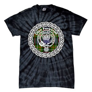 Ferguson Surname Scottish Clan Tartan Crest Badge Tie-Dye T-Shirt