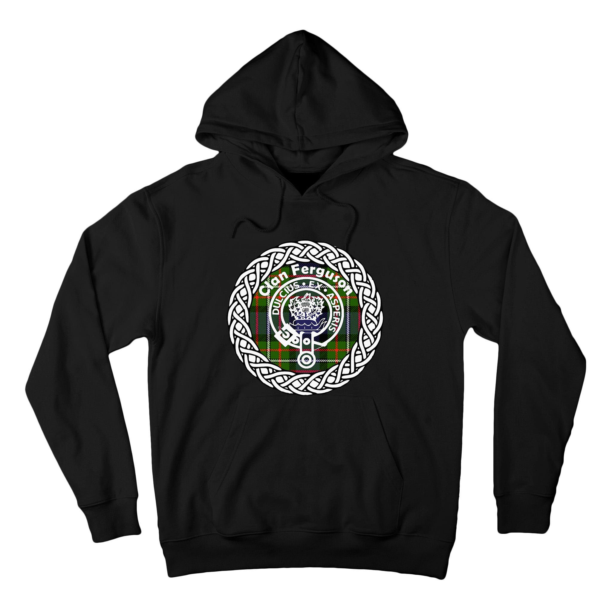 Ferguson Surname Scottish Clan Tartan Crest Badge Tall Hoodie