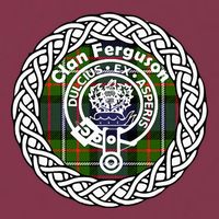 Ferguson Surname Scottish Clan Tartan Crest Badge 16oz Travel Tumbler