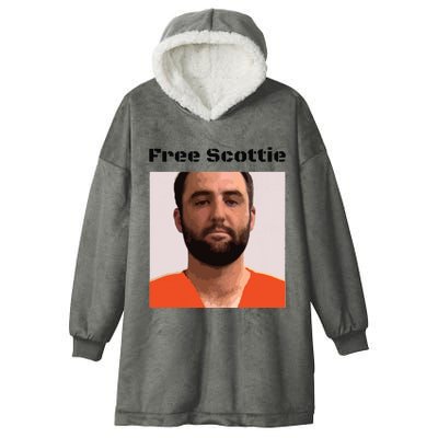 Free Scottie Scottie Sheffler Mugshot Hooded Wearable Blanket